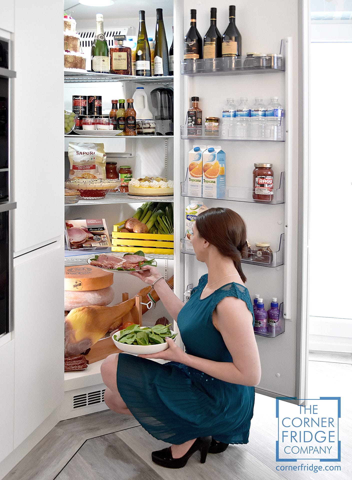 Come installare un frigorifero in un angolo?